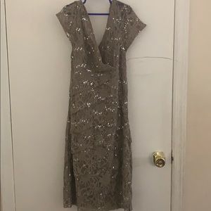 lace dress with sequins